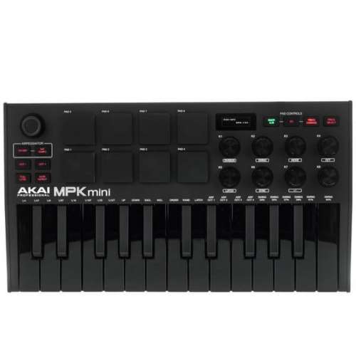 AKAI Professional MPK Mini MK3 Black 25key midi controller