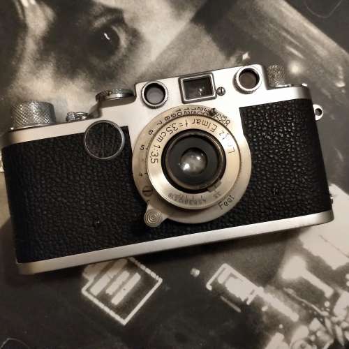 Leica IIf + Leitz Elmar 35mm f3.5 Nickel