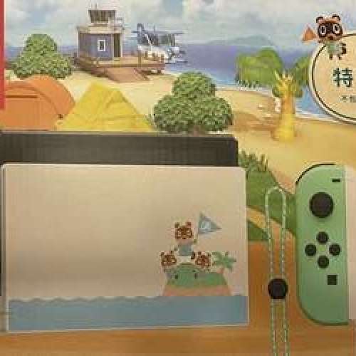 全新未開 香港行貨版本 任天堂 Nintendo Switch 電池持續時間加長版遊戲主機 動物森...