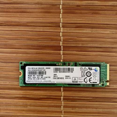 SAMSUNG PM961 128G M.2 NVMe SSD