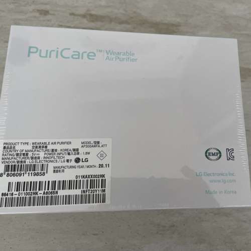 LG PuriCare™穿戴式空氣清新機
