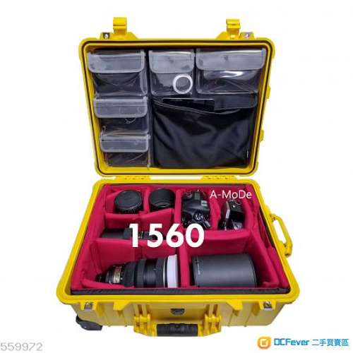 pelina 1510 1560 1535 IM2500 NANUK 935內膽間隔 , 整理袋可裝電腦比原廠更實用.(...