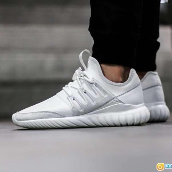 Adidas Y-3 tubular nova  radial doom 灰白色/白色 US8 EUR41