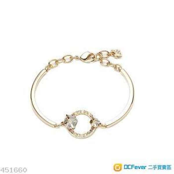 全新SWAROVSKI (施華洛世奇) GEOMETRIC金色魅影水晶手環