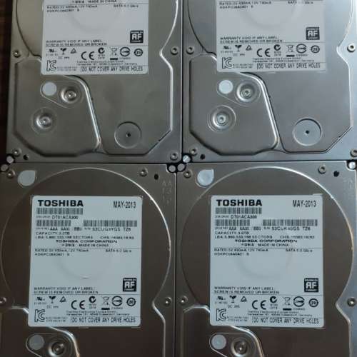 Toshiba 3TB DT01ACA300 SATA3 6Gbs 64MB Hard