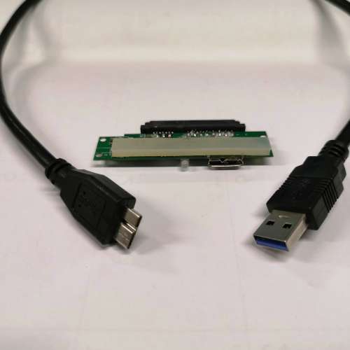 USB 3.0 to SATA (Cable 30cm and Adaptor) 100% work, 操作正常,少用