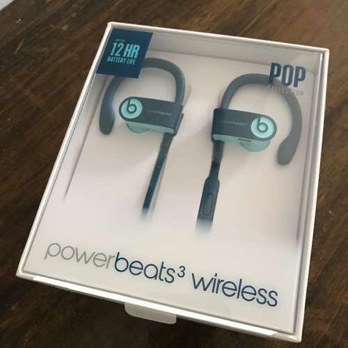 Powerbeats 3 pop blue 無線藍芽耳機