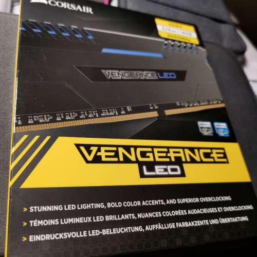 Corsair vengeance LED DDR4 3000  CL15  8GBx2共16GB全新有單终身保養