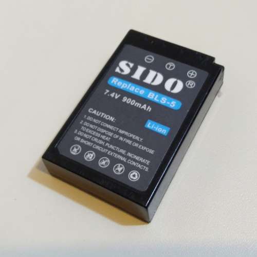 二手新淨少用Sido副廠BLS-5鋰電池