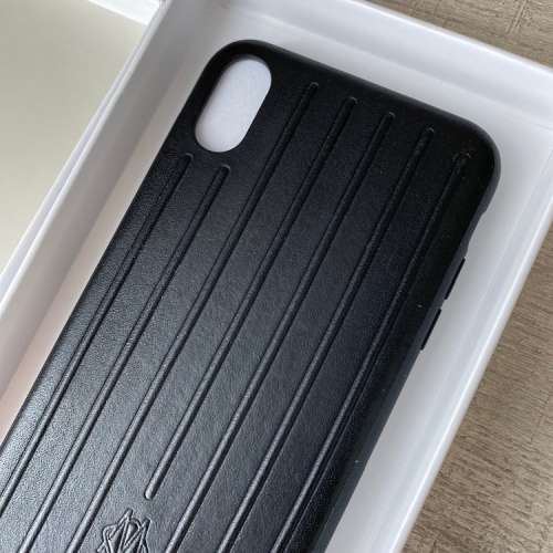 RIMOWA Leather Black Case for iPhone XS Max