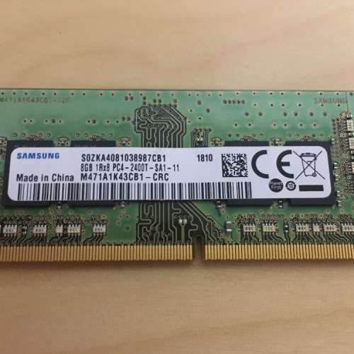 Samsung 8GB SODIMM DDR4-2400 Notebook RAM