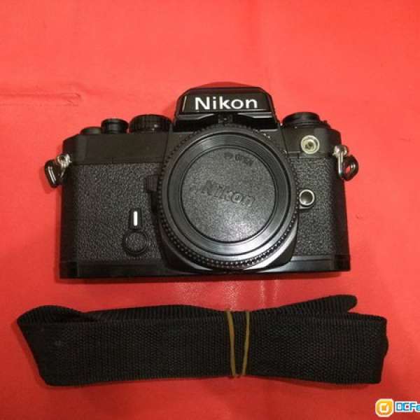 Nikon FE(黑機)菲林新手不錯之選 全non-ai,ai,ais,af(有光圈環)鏡頭都合用