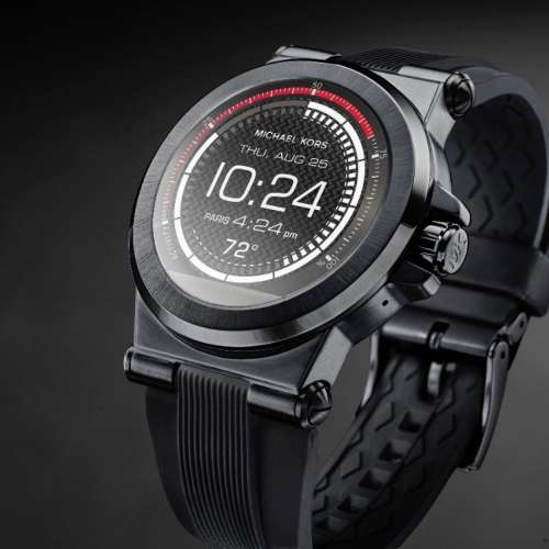 全新Michael Kors 時尚智慧型手錶-MKT5011 黑色膠帶