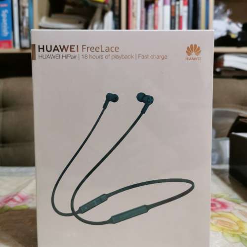 華為 藍牙耳機 Huawei freelace hipair Bluetooth 18hours play