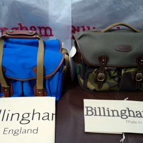 Billingham 225 藍色 or Hadley Pro 迷彩 Camera bag 相機袋 100% 全新 Made in En...