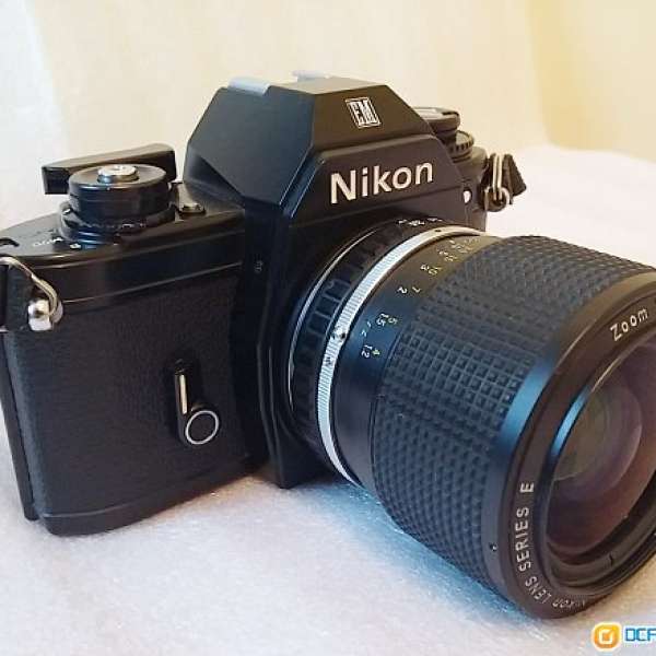 Nikon EM 菲林相機  + 原廠 nikon 36-72mm 恒定f3.5光圈 鏡頭