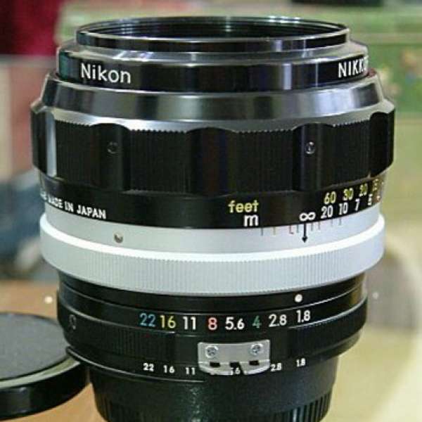 Nikon 手動 85mm F1.8 H.C 原廠Ai 接環  罕有收藏級 連原廠HN-7 hood