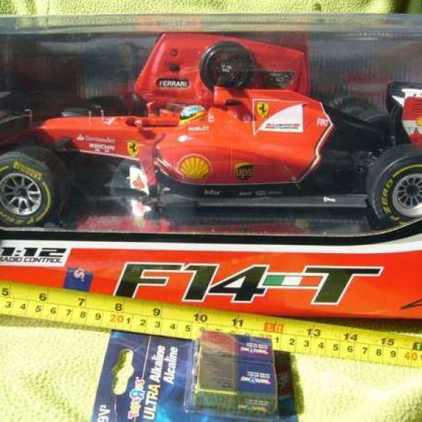 remote car- x formulr  f14t 1:12 99% new with 2 batteries