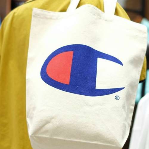 Champion 雙面Logo 帆布袋