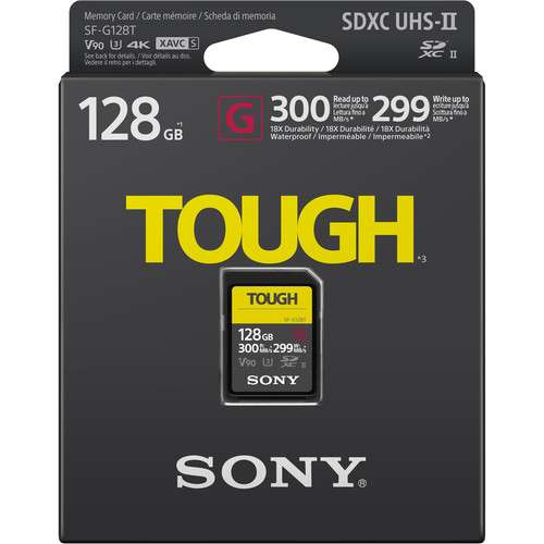 全新 Sony UHS-II SF-G 系列 TOUGH 128GB
