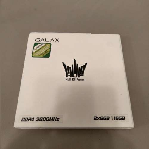 GALAX HOF DDR4-3600 16G（8G*2）