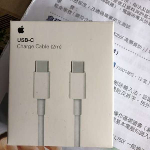 apple usb c 2m 充電線 全新