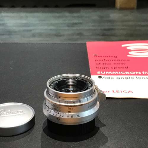 Leica summicron 35mm f2 ltm lens Germany 8 element