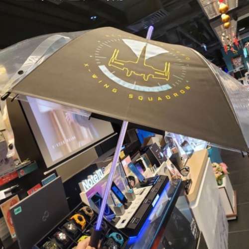 全新限量版星戰starwars LED激光劍雨傘