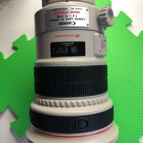 全新一樣 行貨Canon 神鏡 EF 200mm f2 L IS USM; 另 2X III， Sigma MC11可換1DX2/...