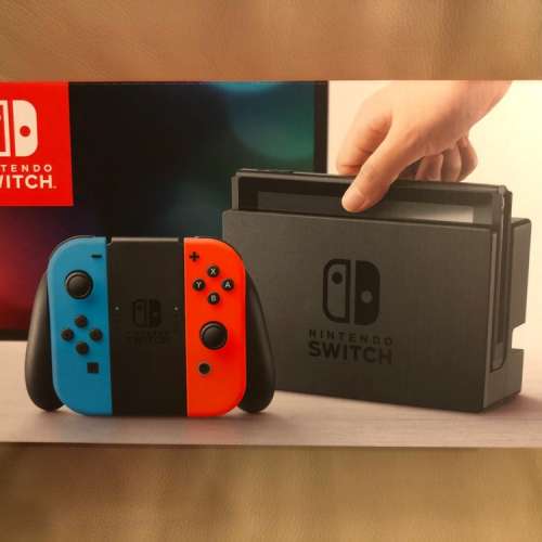 『放』極少玩 舊版 Nintendo Switch Neon Blue Red 紅藍主機