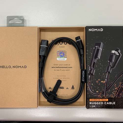 全新 Nomad MFI USB lightning cable 快充 1.5m