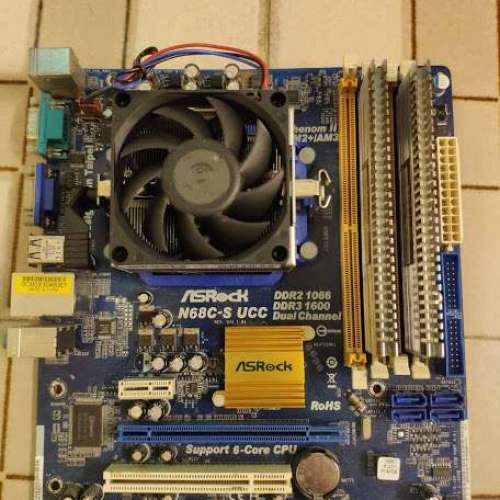 phenom 2 x4 945 cpu, , mb: ASROCK N68C-S UCC