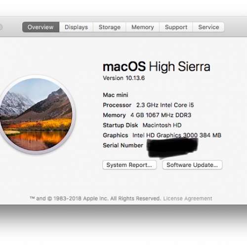 Mac Mini 2011 i5 CPU