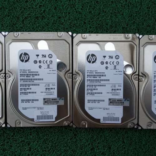 4 隻 HP OEM Seagate 2T 企業版 3.5 寸hard disk