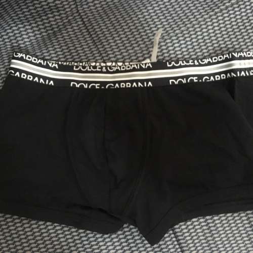 全新 Dolce & Gabbana 男裝平腳內褲 M碼連吊牌 M15845 Trunk Boxer