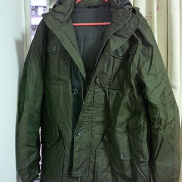 羽絨外套 羽絨 Down Jacket 旅行 雪褸 保暖 大褸 有帽 毛毛領(可拆卸) 含絨量 約50...