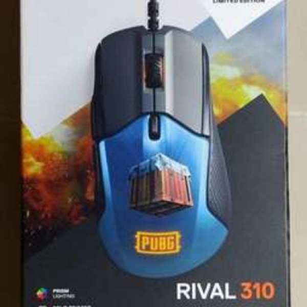 全新 SteelSeries Rival 310 PUBG Edition Gaming Mouse 絕地求生 版 電競 滑鼠