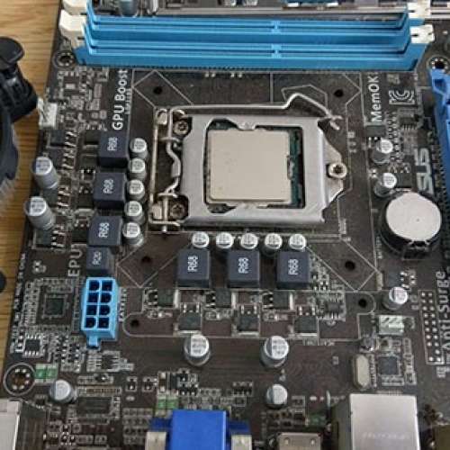 Intel I3-2120 + ASUS P8H77M +GTX650