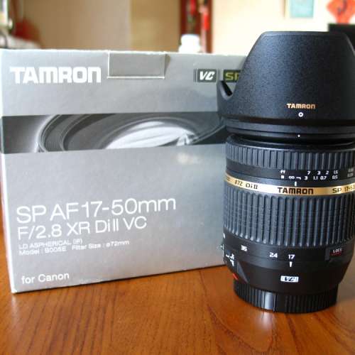 95%新 Tamron SP AF 17-50mm f/2.8 XR Di II VC for Canon EF APS-C B005 騰龍恆定2...