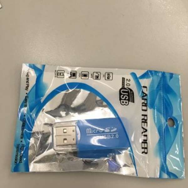 micro sd card reader usb 讀咭器 全新 可少議