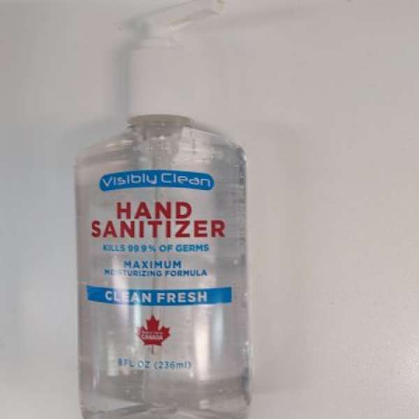 買賣全新及二手其它, 其它- 全新加拿大Visibly Clean Hand Sanitizer 酒精搓手液236Ml - Dcfever.Com