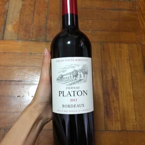 婚後物資 - 法國紅酒 Chareau Platon Bordeaux 2012