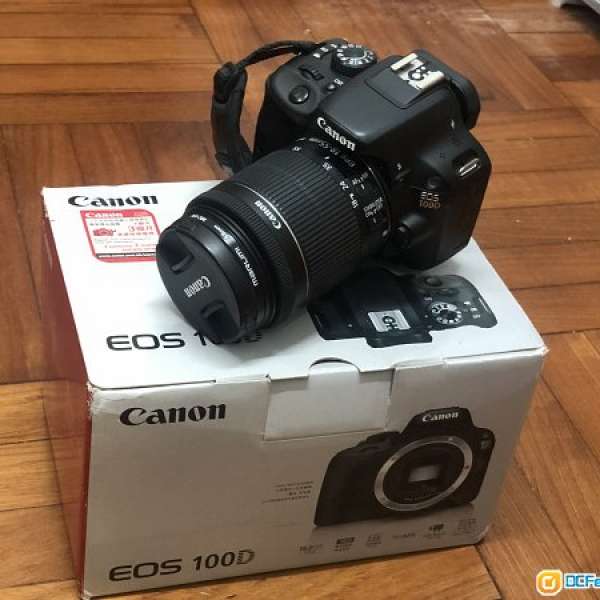 Canon EOS100D kit set (EFS 18-55 f3.5-5.6)