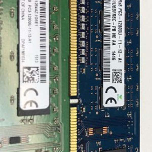 雙面Samsung 4GB DDR3 1600 PC3L -12800 Ram (For PC)