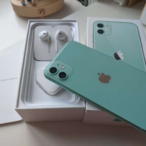 iPhone 11 64GB (Tiffany Blue - 綠色) 行貨