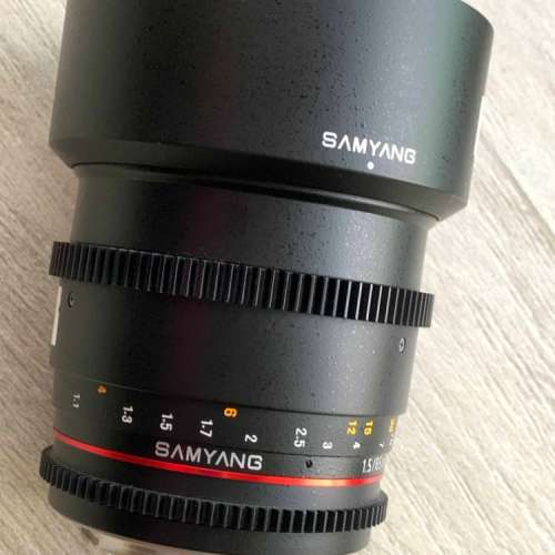 Samyang 電影鏡 85mm T1.5 VDSLR AS IF UMC for Canon