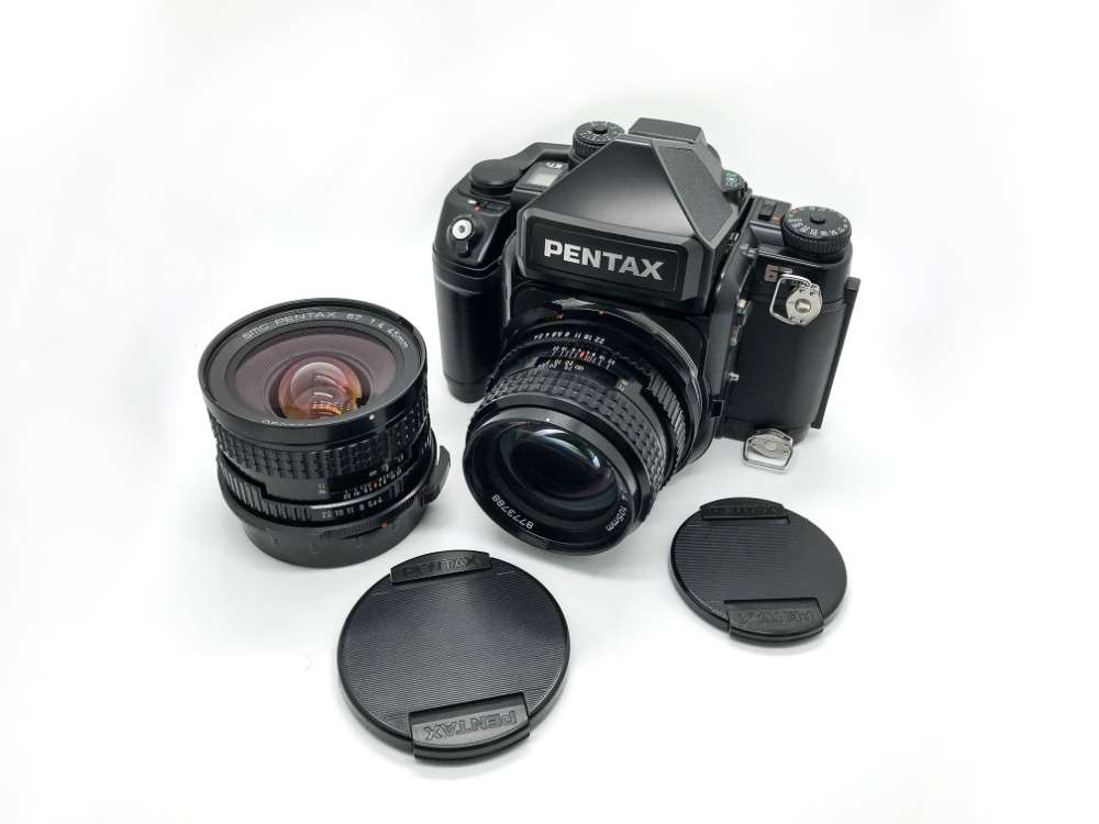 PENTAX 67 II +105mm f2.4 + 45mm f4 - 二手或全新菲林相機, 攝影產品