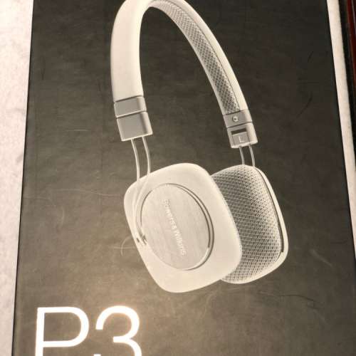 全新 B&W, Bowers & Wilkins P3 頭戴式 耳機 Headphone 白色