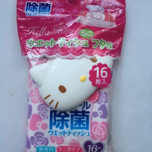 Hello Kitty 及蛋黃哥 除菌濕紙巾