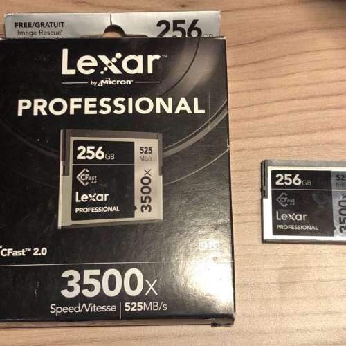 Lexar CFast 2.0 256GB 記憶咭 1DX2可用